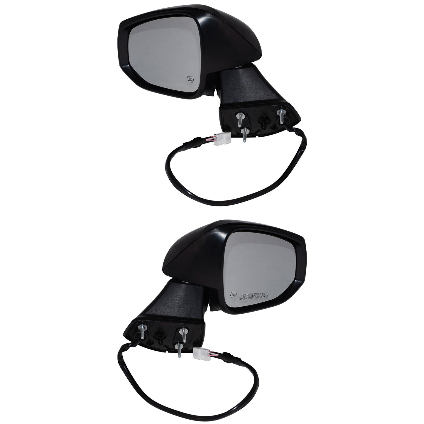 Power Door Mirror Paint To Match Black Cover Manual Folding With Heat-Signal Without Blind Spot Detection-Memory-Puddle Light-Side View Camera Driver Left Passenger Right For 2020-2024 Toyota Highlander