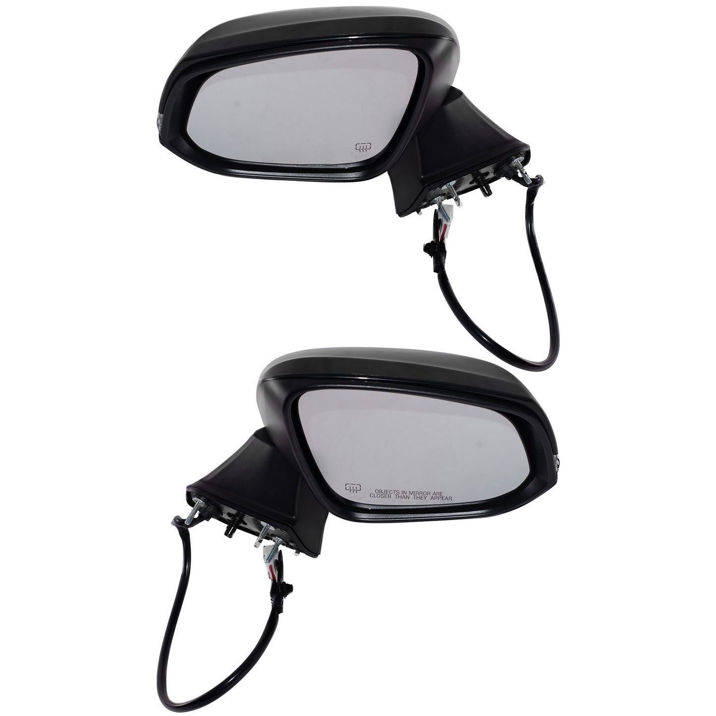 Power Door Mirror Paint To Match Black Cover Manual Folding With Heat-Signal Without Blind Spot Detection-Memory-Puddle Light-Side View Camera Driver Left Passenger Right For 2020-2024 Toyota Highlander