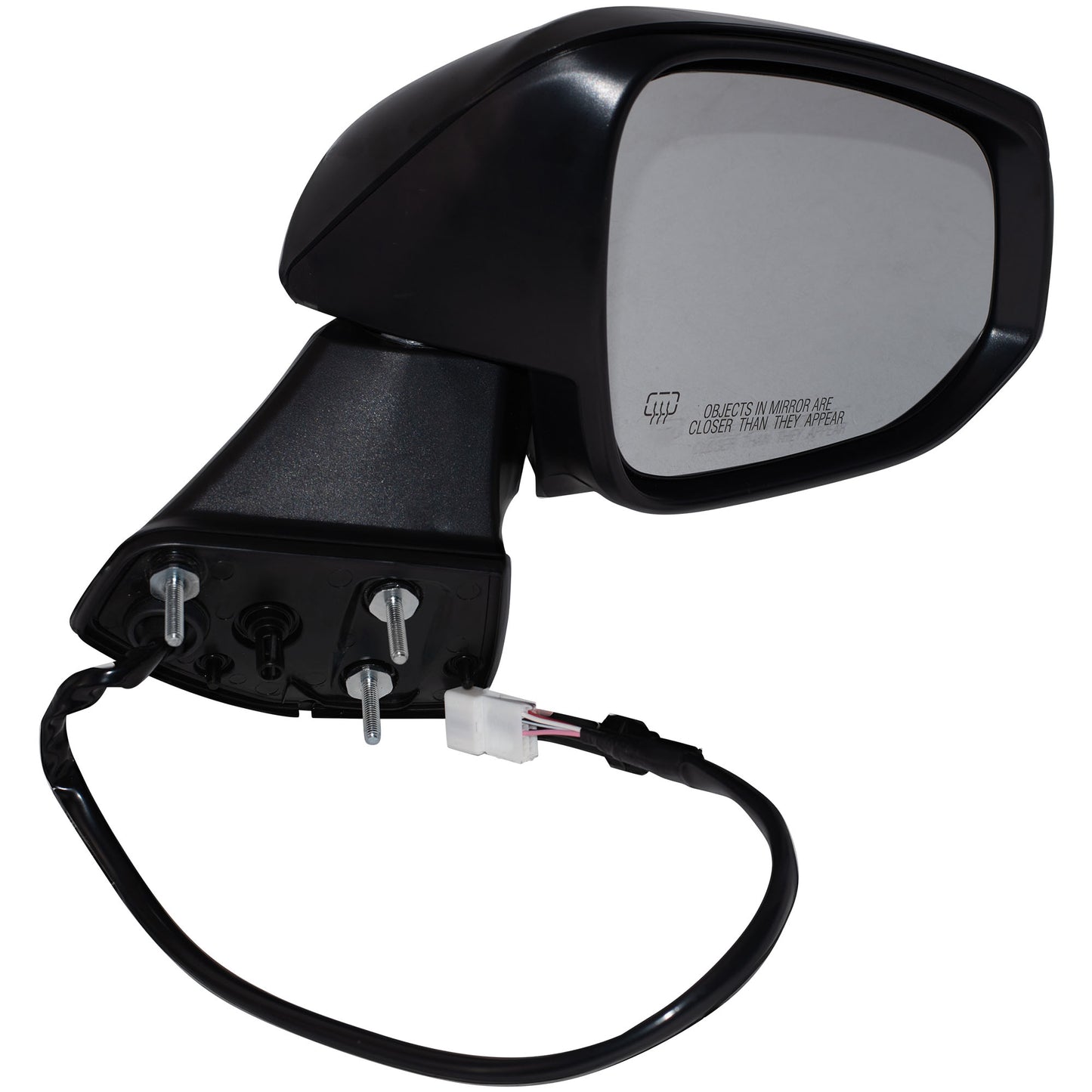 Power Door Mirror Paint To Match Black Cover Manual Folding With Heat-Signal Without Blind Spot Detection-Memory-Puddle Light-Side View Camera Passenger  Right For 2020-2024 Toyota Highlander