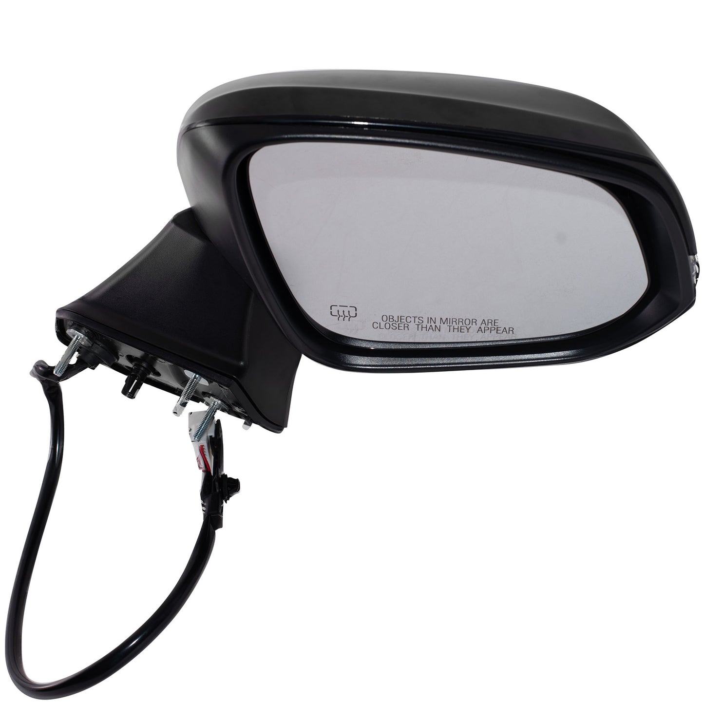 Power Door Mirror Paint To Match Black Cover Manual Folding With Heat-Signal Without Blind Spot Detection-Memory-Puddle Light-Side View Camera Passenger  Right For 2020-2024 Toyota Highlander