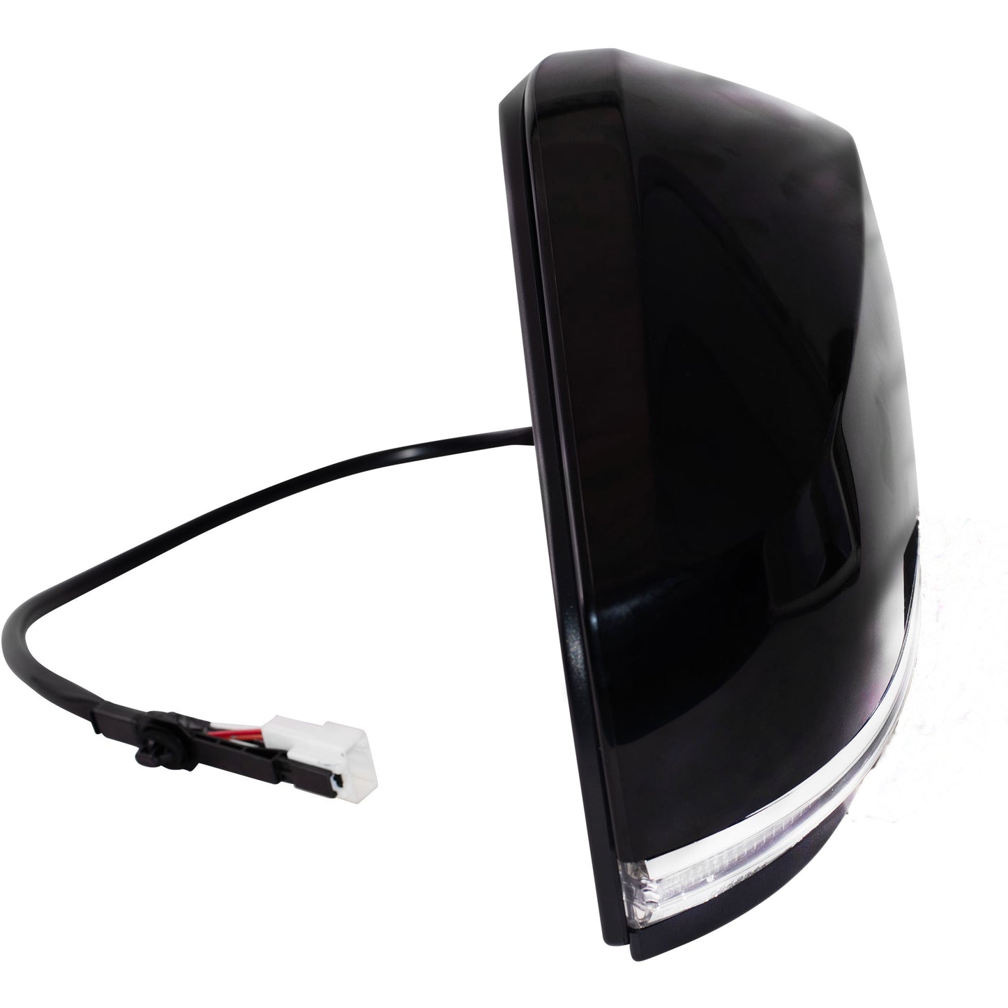 Power Door Mirror Paint To Match Black Cover Manual Folding With Heat-Signal Without Blind Spot Detection-Memory-Puddle Light-Side View Camera Passenger  Right For 2020-2024 Toyota Highlander
