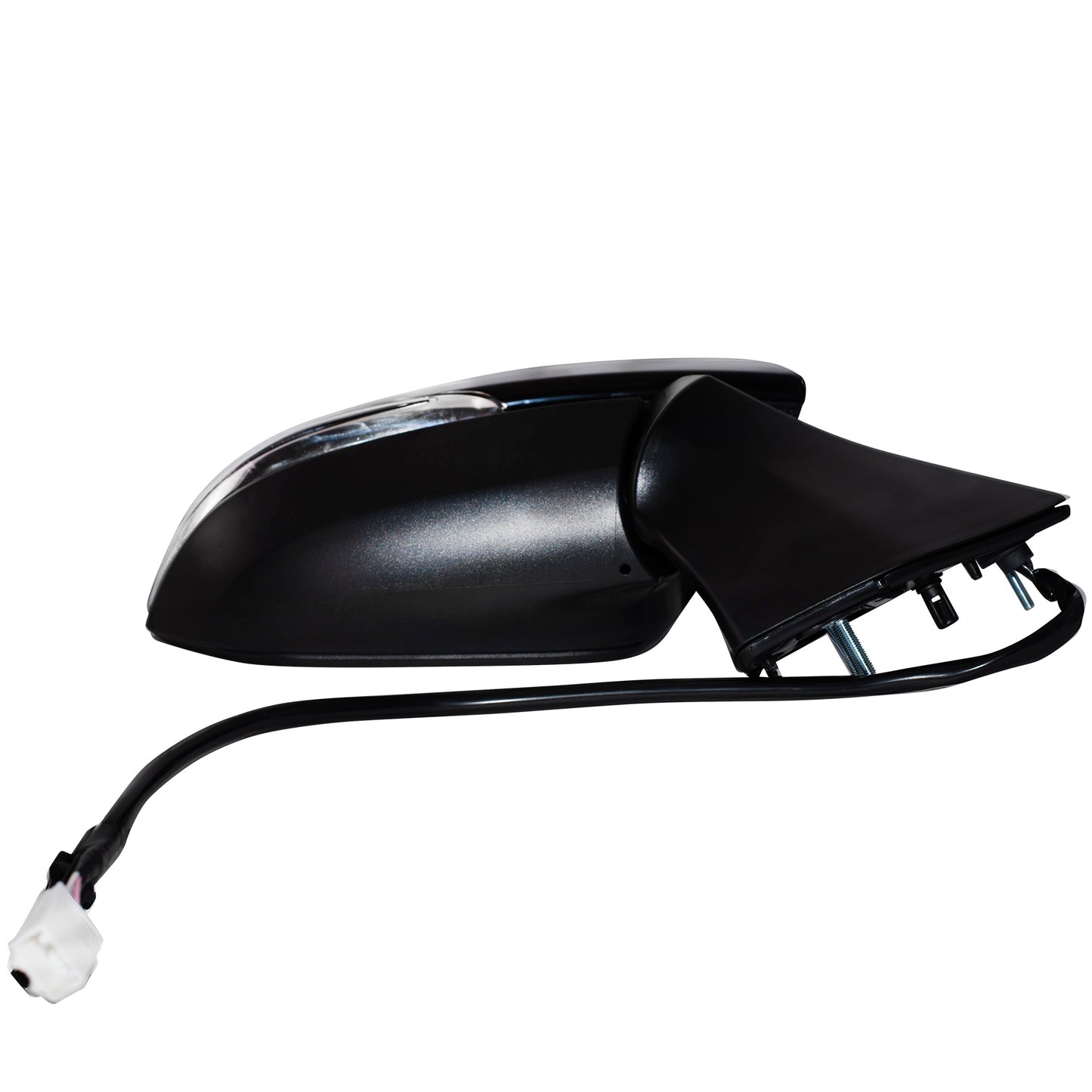 Power Door Mirror Paint To Match Black Cover Manual Folding With Heat-Signal Without Blind Spot Detection-Memory-Puddle Light-Side View Camera Passenger  Right For 2020-2024 Toyota Highlander