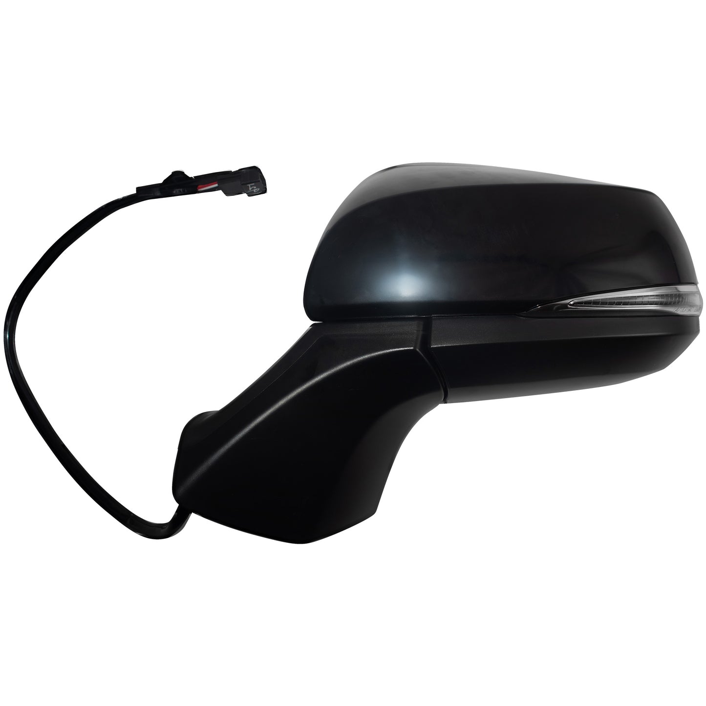 Power Door Mirror Paint To Match Black Cover Manual Folding With Heat-Signal-Blind Spot Detection Without Memory-Puddle Light-Side View Camera Driver Left For 2020-2024 Toyota Highlander 2020-2024 Toyota Highlander Hybrid