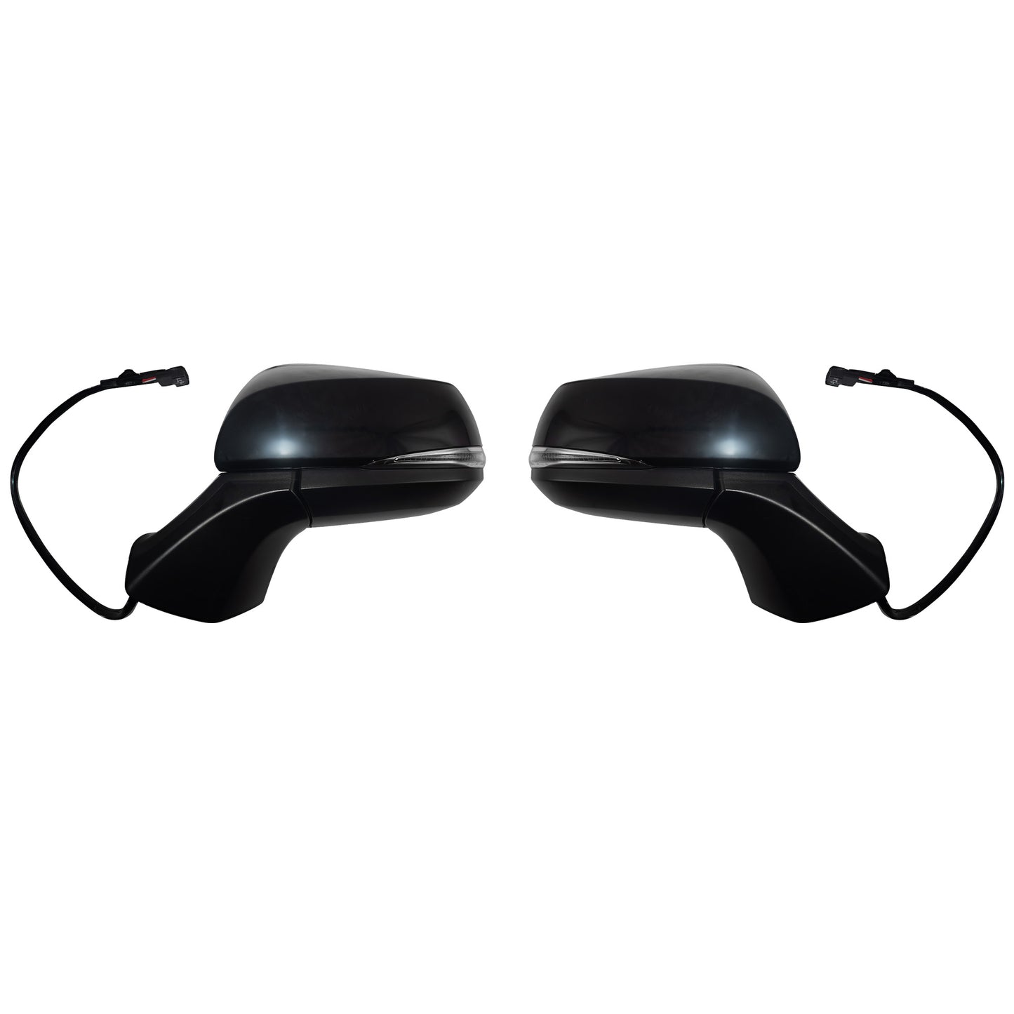 Power Door Mirror Paint To Match Black Cover Manual Folding With Heat-Signal-Blind Spot Detection Without Memory-Puddle Light-Side View Camera Driver Left Passenger Right For 2020-2024 Toyota Highlander 2020-2024 Toyota Highlander Hybrid