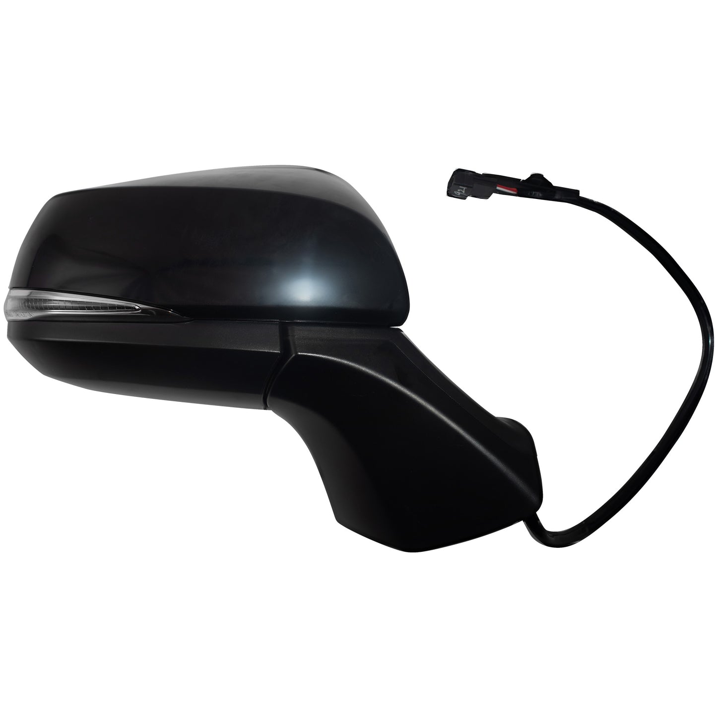 Power Door Mirror Paint To Match Black Cover Manual Folding With Heat-Signal-Blind Spot Detection Without Memory-Puddle Light-Side View Camera Passenger Right For 2020-2024 Toyota Highlander 2020-2024 Toyota Highlander Hybrid
