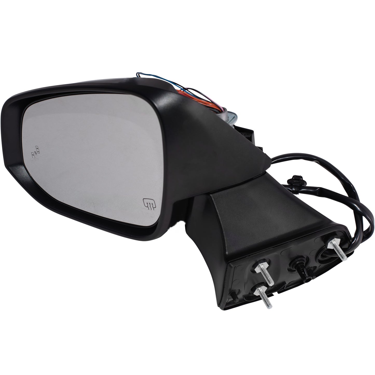 Power Door Mirror Paint To Match Black Cover Manual Folding With Heat-Signal-Blind Spot Detection-Memory-Puddle Light Without Side View Camera Driver Left for 2020-2023 Toyota Highlander