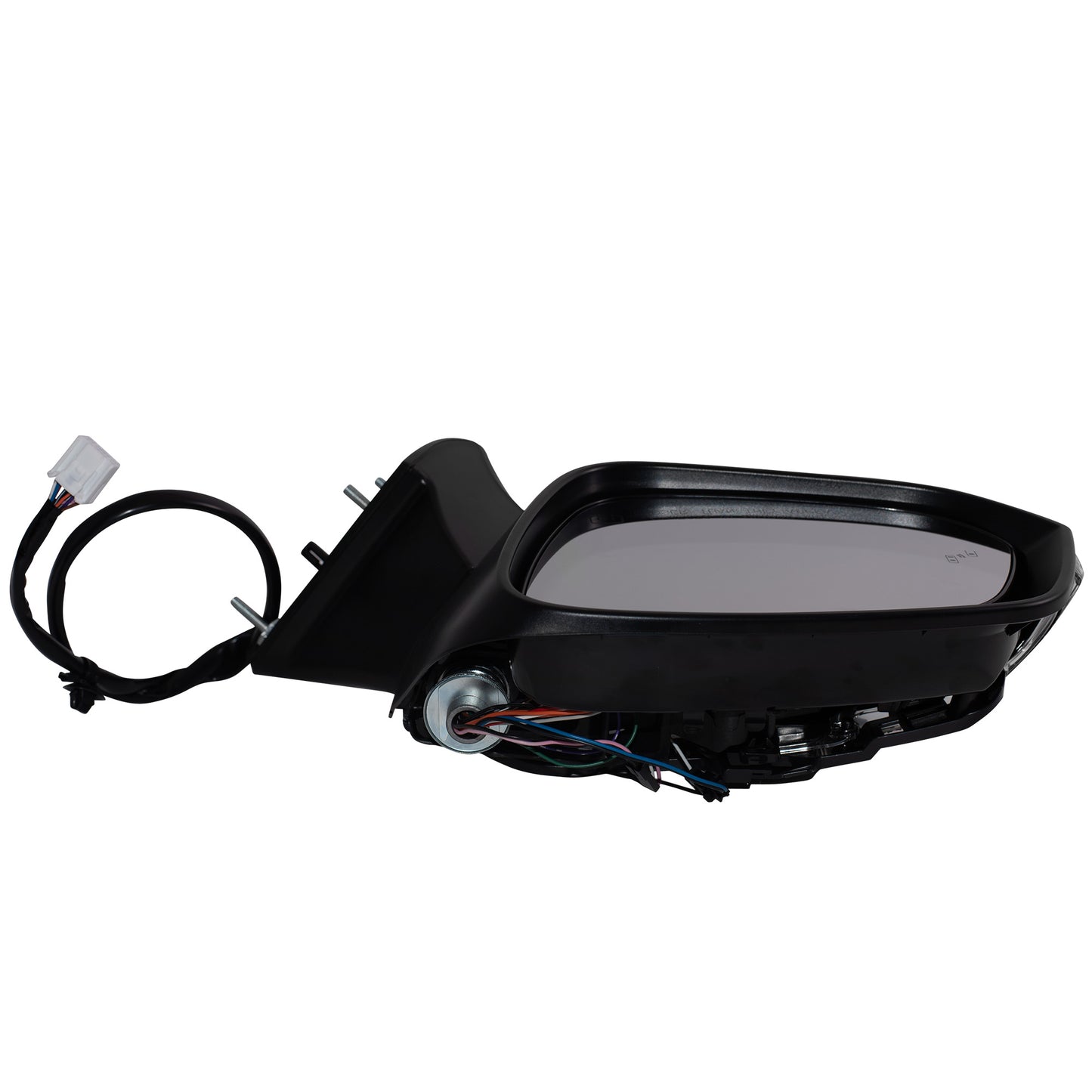 Power Door Mirror Paint To Match Black Cover Manual Folding With Heat-Signal-Blind Spot Detection-Memory-Puddle Light Without Side View Camera Driver Left for 2020-2023 Toyota Highlander