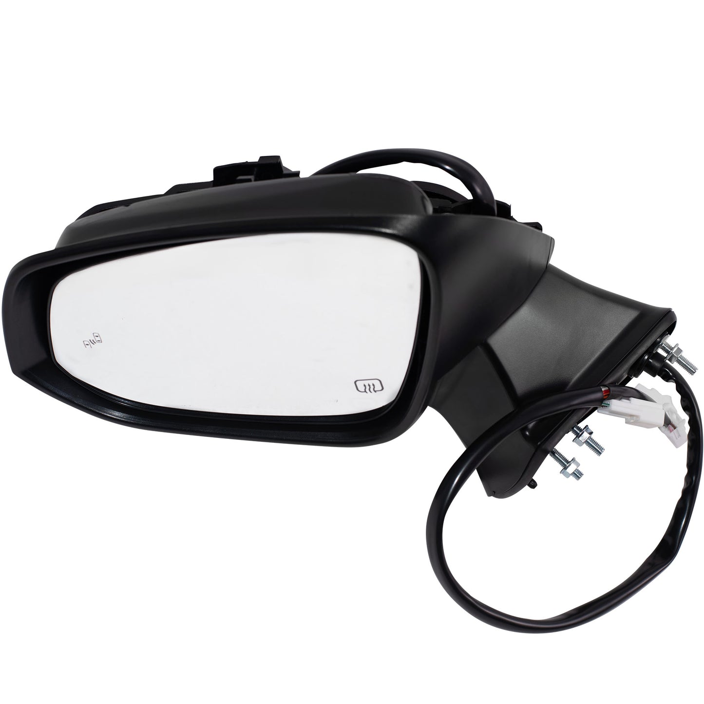 Power Door Mirror Paint To Match Black Cover Manual Folding With Heat-Signal-Blind Spot Detection-Memory-Puddle Light-Side View Camera Driver Left 2020-2021 Toyota Highlander Hybrid 2020-2021 Toyota Highlander