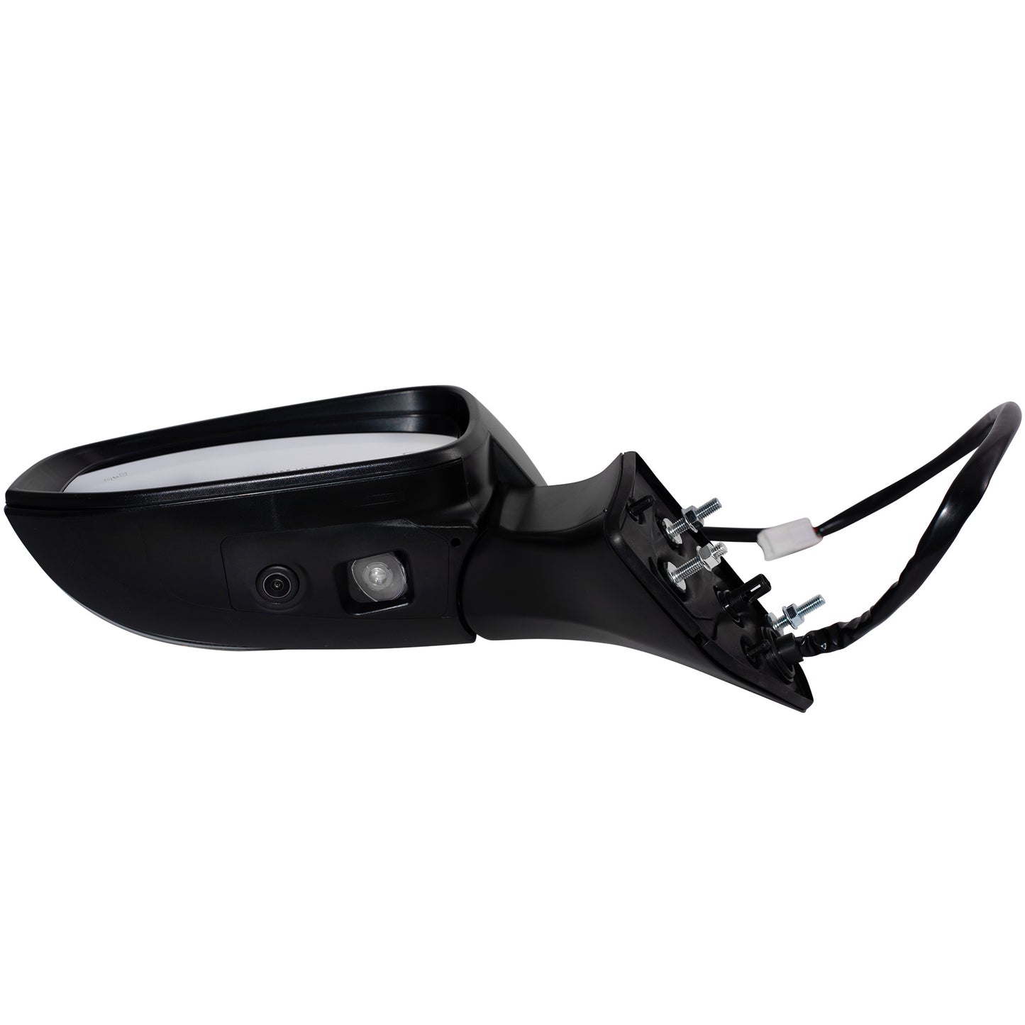 Power Door Mirror Paint To Match Black Cover Manual Folding With Heat-Signal-Blind Spot Detection-Memory-Puddle Light-Side View Camera Driver Left 2020-2021 Toyota Highlander Hybrid 2020-2021 Toyota Highlander