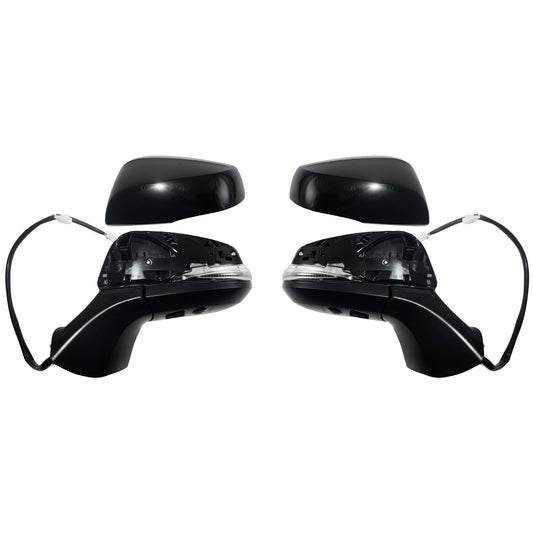Power Door Mirror Paint To Match Black Cover Manual Folding With Heat-Signal-Blind Spot Detection-Memory-Puddle Light-Side View Camera Driver Left Passenger Right 2020-2021 Toyota Highlander Hybrid 2020-2021 Toyota Highlander