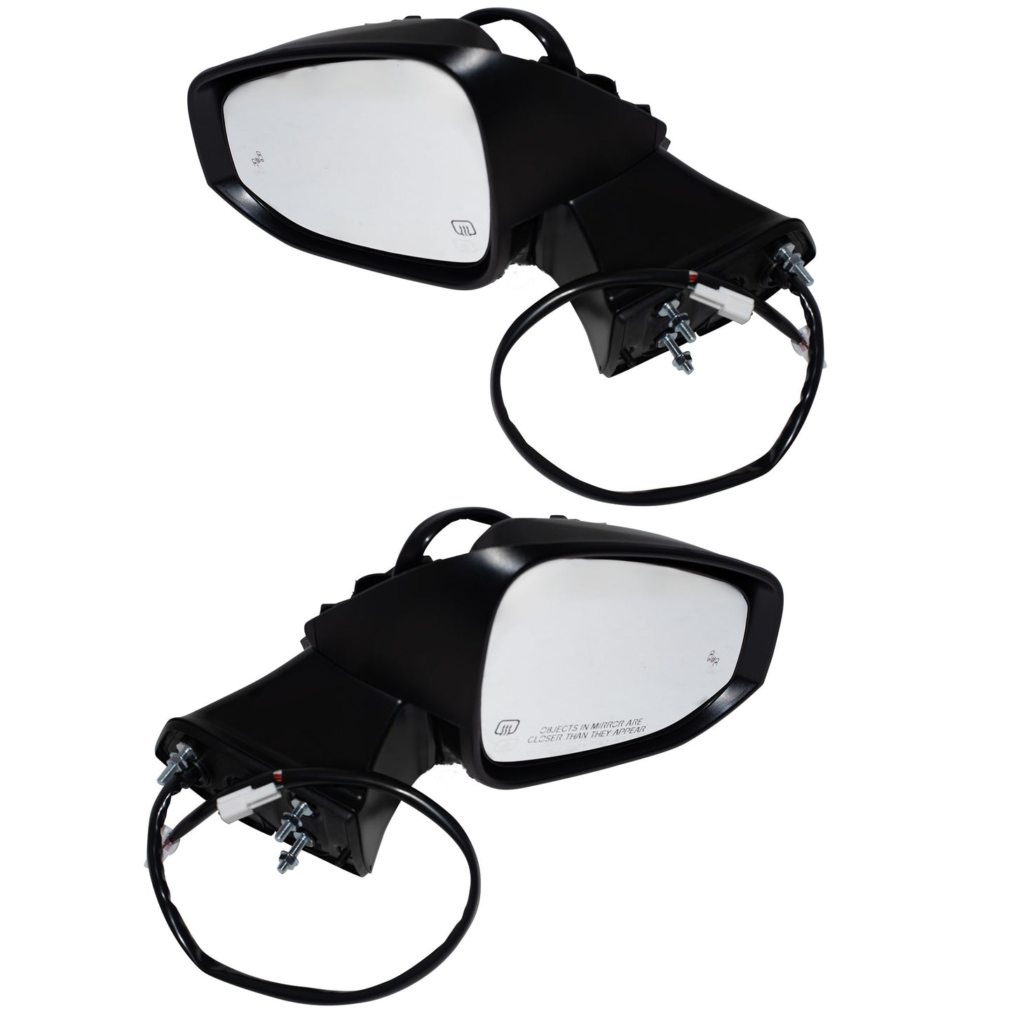 Power Door Mirror Paint To Match Black Cover Manual Folding With Heat-Signal-Blind Spot Detection-Memory-Puddle Light-Side View Camera Driver Left Passenger Right 2020-2021 Toyota Highlander Hybrid 2020-2021 Toyota Highlander