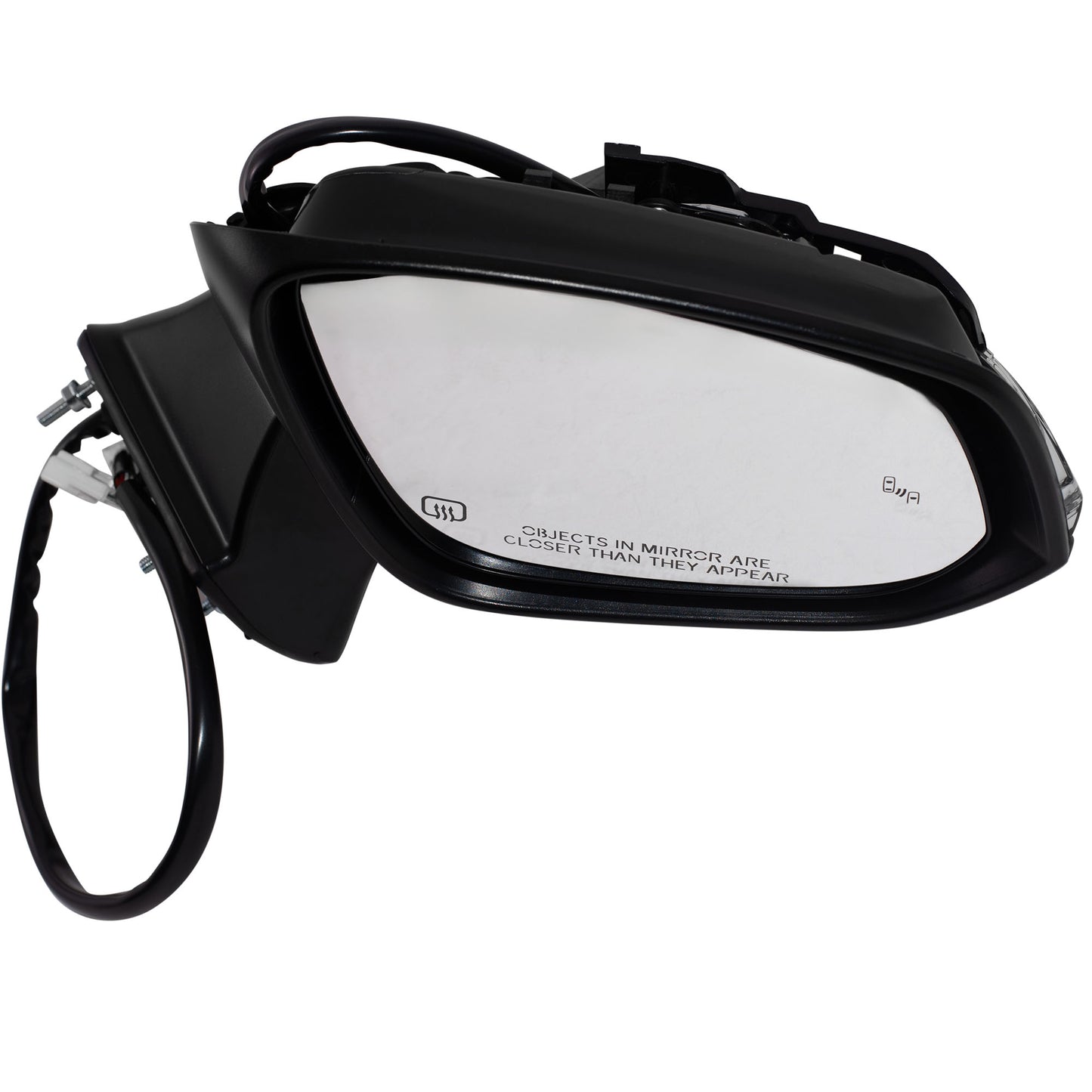 Power Door Mirror Paint To Match Black Cover Manual Folding With Heat-Signal-Blind Spot Detection-Memory-Puddle Light-Side View Camera Passenger Right 2020-2021 Toyota Highlander Hybrid 2020-2021 Toyota Highlander