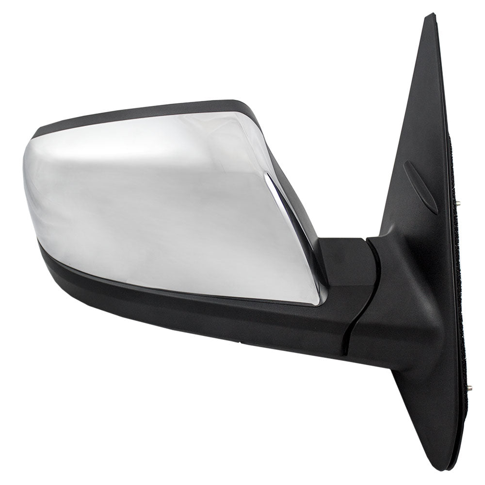 Brock Replacement Passengers Power Side View Mirror Heated Chrome Compatible with 14-18 Tundra Pickup Truck 879100C470