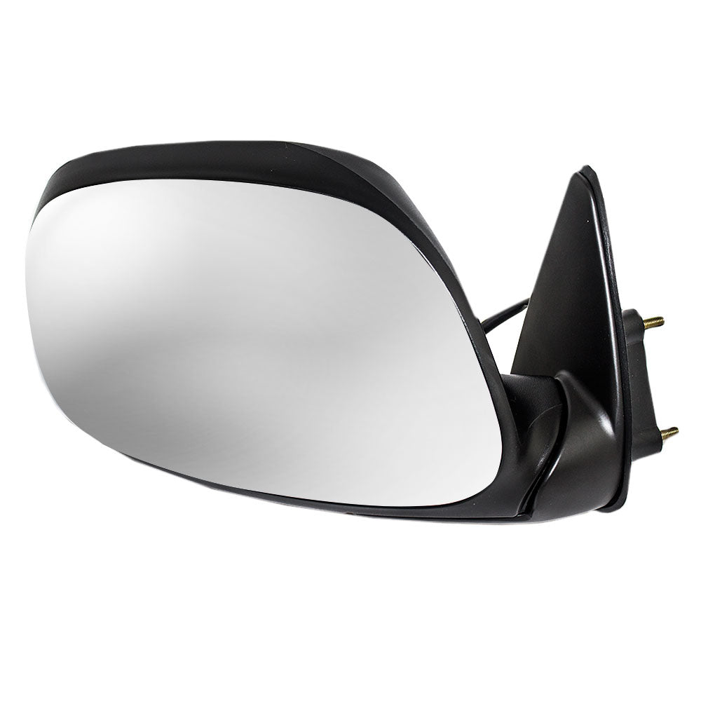 Brock Replacement Passengers Power Side View Mirror Heated with Chrome Cover Compatible with 2003-2004 Tundra 87910-0C110