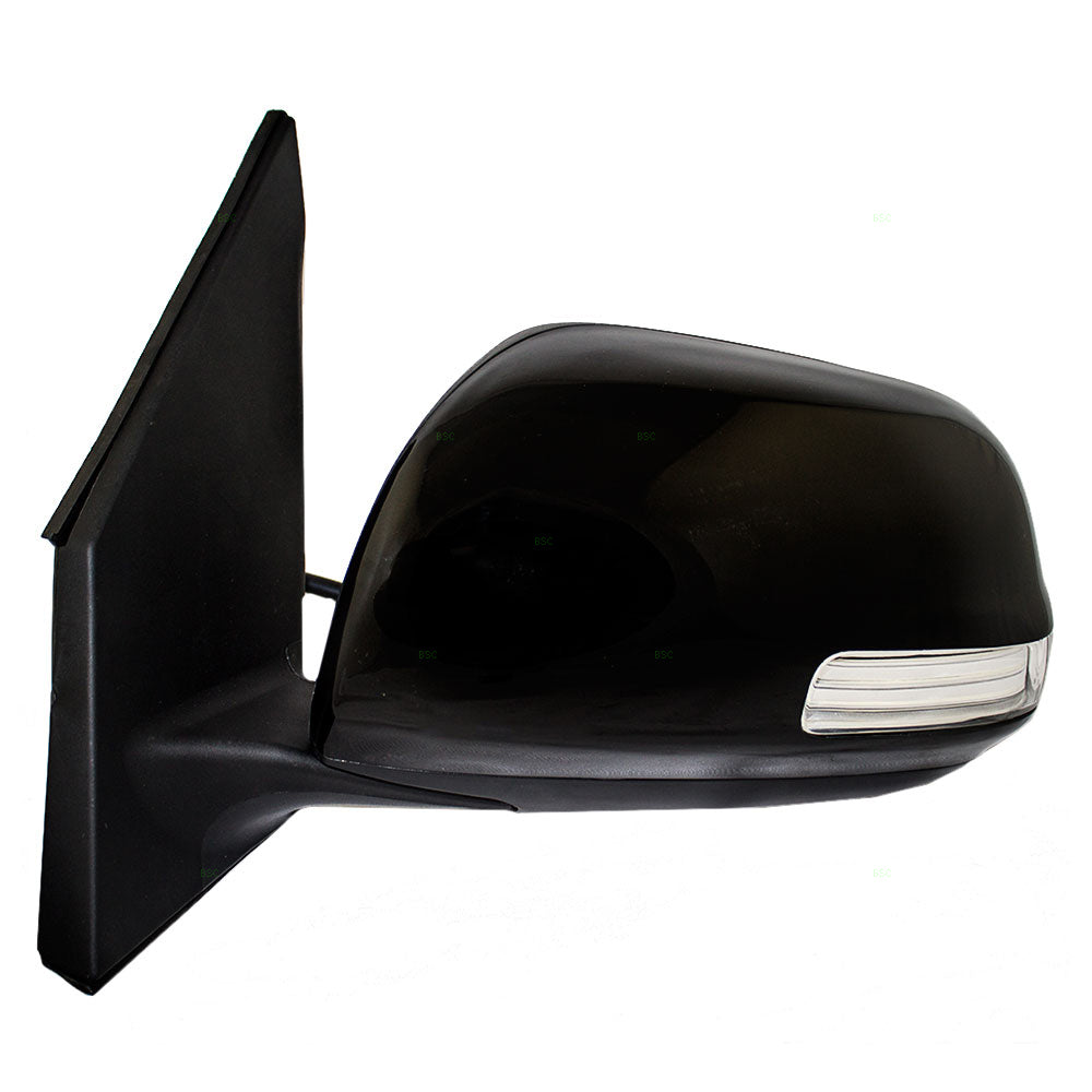 Brock Replacement Drivers Power Side View Mirror Heated Signal Compatible with 2009-2012 RAV4 North America 87909-0R020