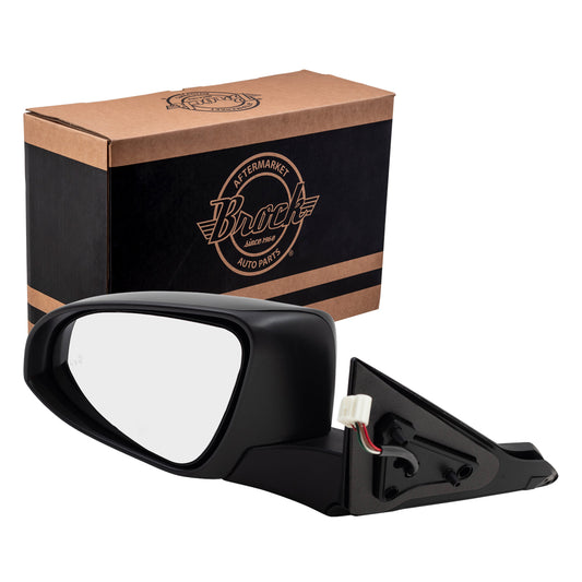 Brock Replacement Driver Power Sde Mirror Compatible with 16-17 Camry