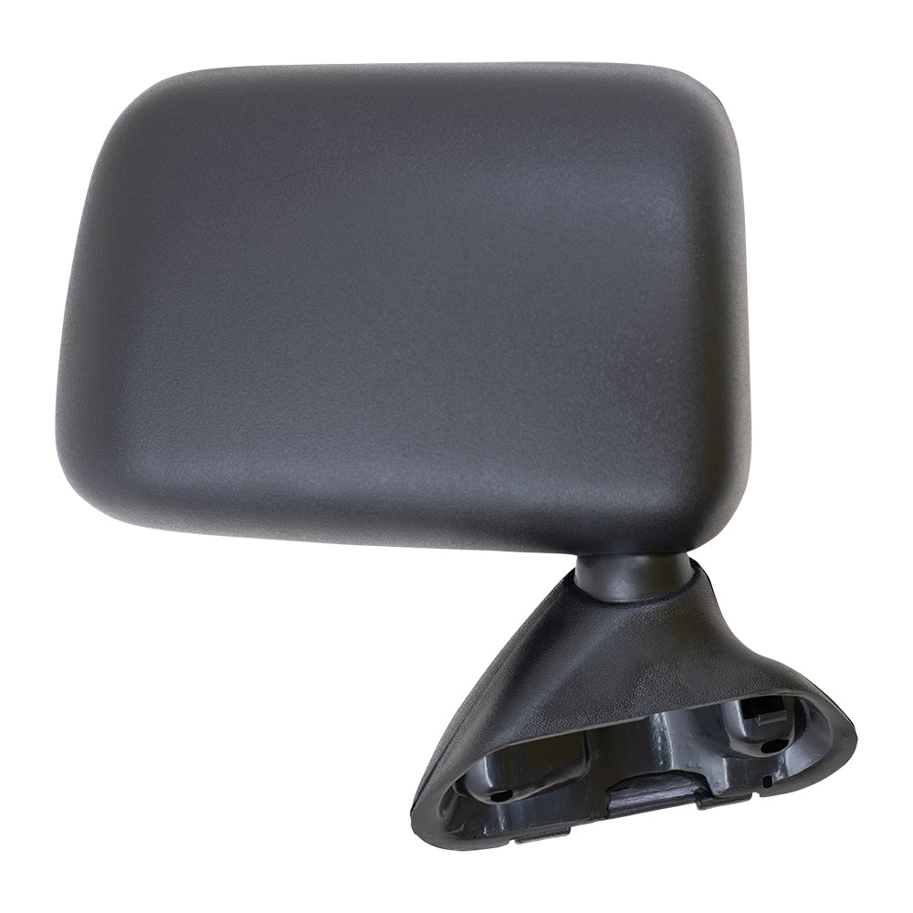 Fits Toyota Pickup 89-95 w/ Vent Window Passengers Side Manual Textured Mirror