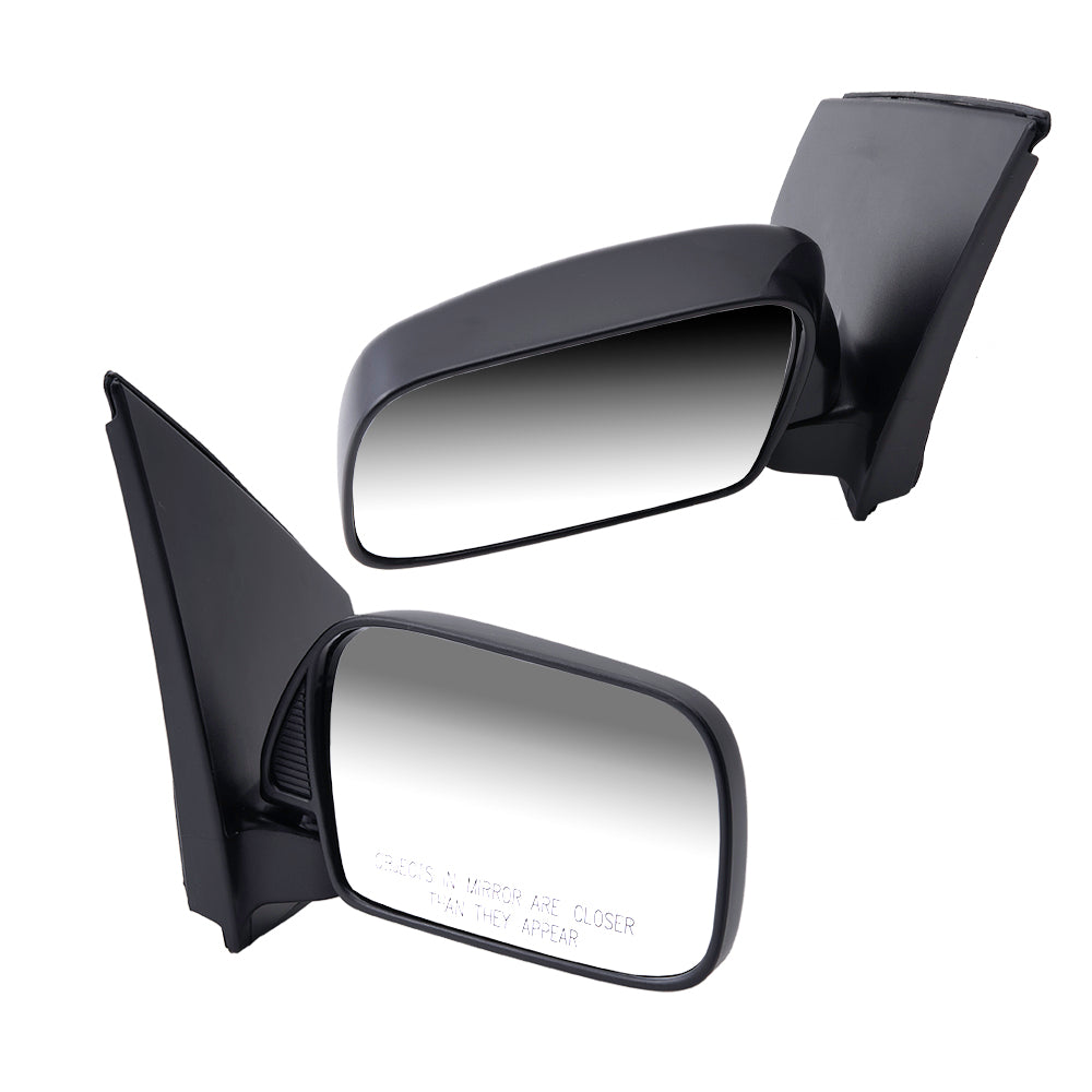 Brock Replacement Driver and Passenger Manual Side View Mirrors Compatible with 00-05 Echo 8794052560 8791052590