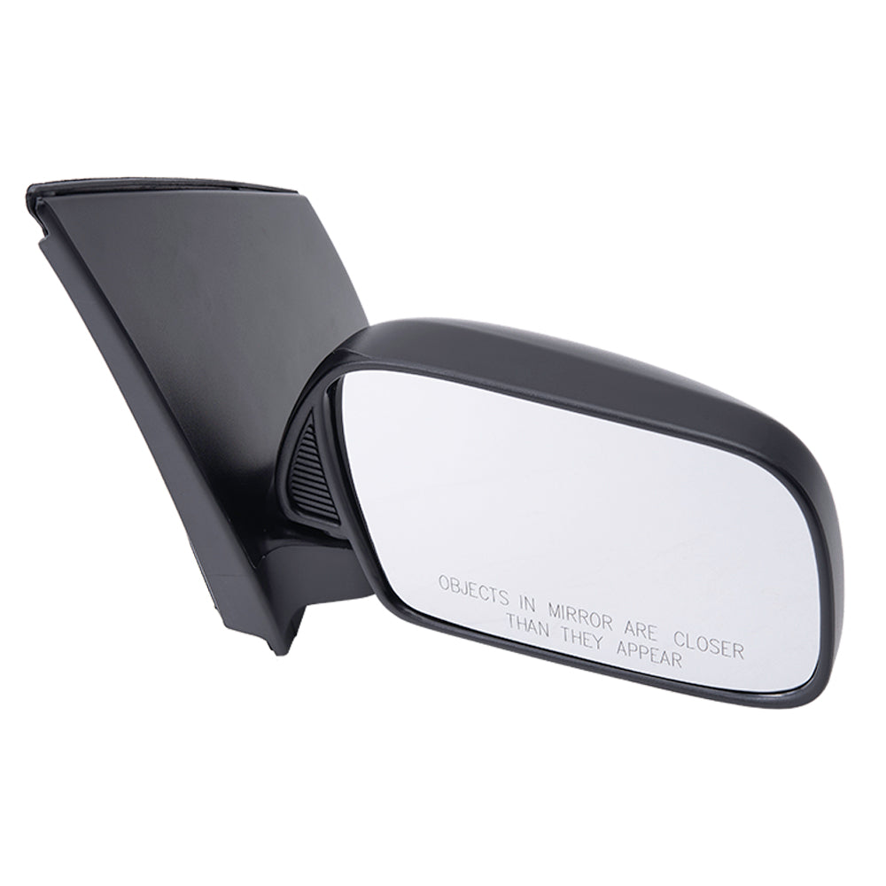 Fits Toyota Echo 00-05 Passengers Side Manual Mirror Glass w/ Housing Assembly