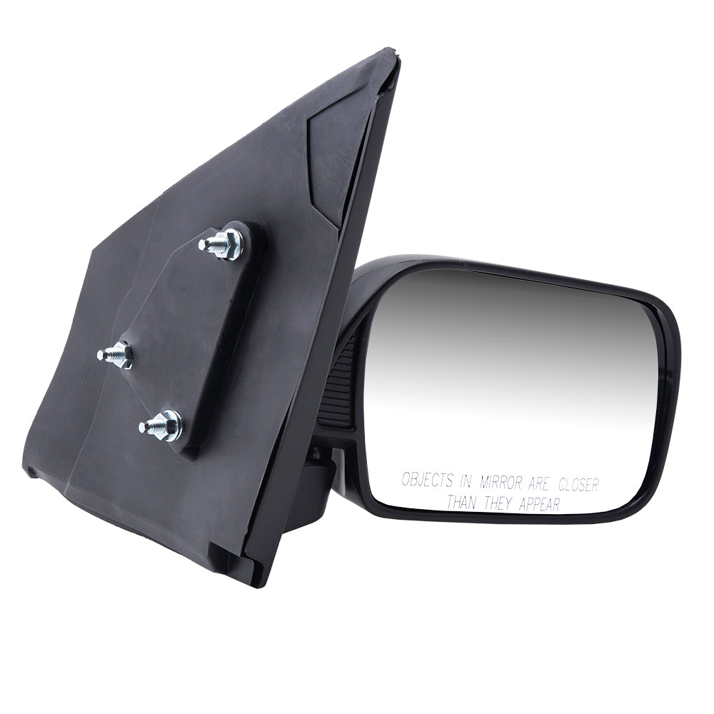 Fits Toyota Echo 00-05 Passengers Side Manual Mirror Glass w/ Housing Assembly