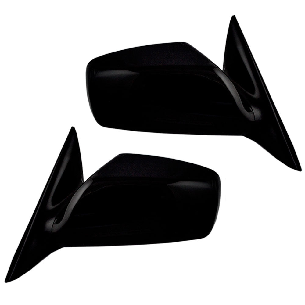 Brock Replacement Driver and Passenger Power Side View Mirrors Ready-to-Paint Compatible with 2007-2011 Camry USA87940-33620-C0 87910-06190-C0