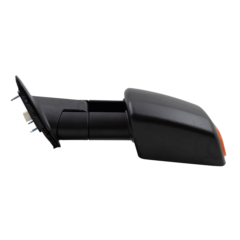 Brock Replacement Drivers Power Tow Side View Mirror Heated Signal Manual Telescopic Compatible with 2007-2018 Tundra Pickup Truck 879400C221