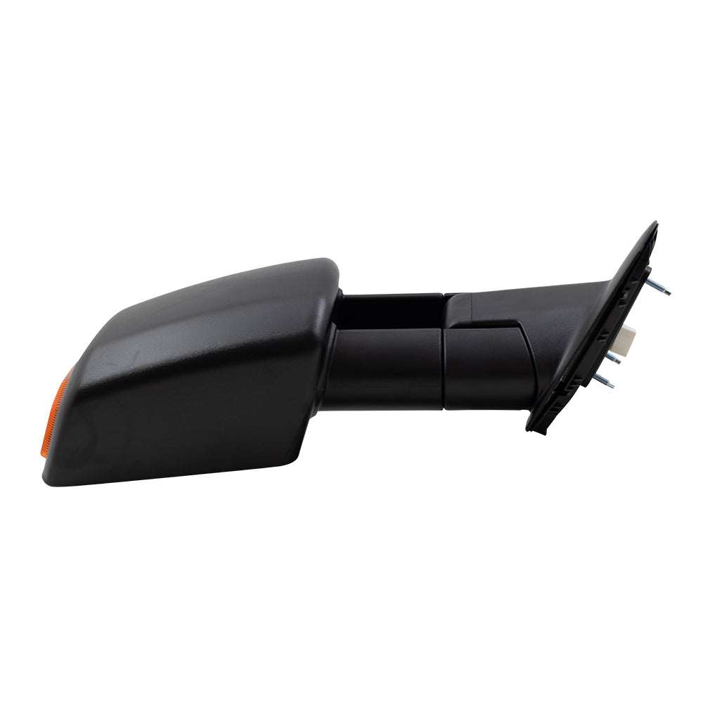 Brock Replacement Passengers Power Tow Side View Mirror Heated Signal Manual Telescopic Compatible with 2007-2018 Tundra 879100C221