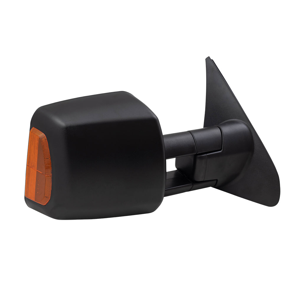 Brock Replacement Passengers Power Tow Side View Mirror Heated Signal Manual Telescopic Compatible with 2007-2018 Tundra 879100C221