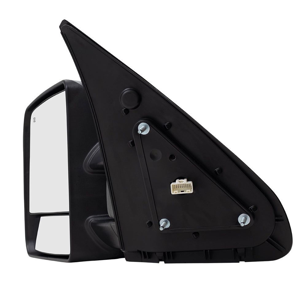 Brock Replacement Drivers Power Tow Side View Mirror Heated Signal Manual Telescopic Compatible with 2007-2018 Tundra Pickup Truck 879400C221