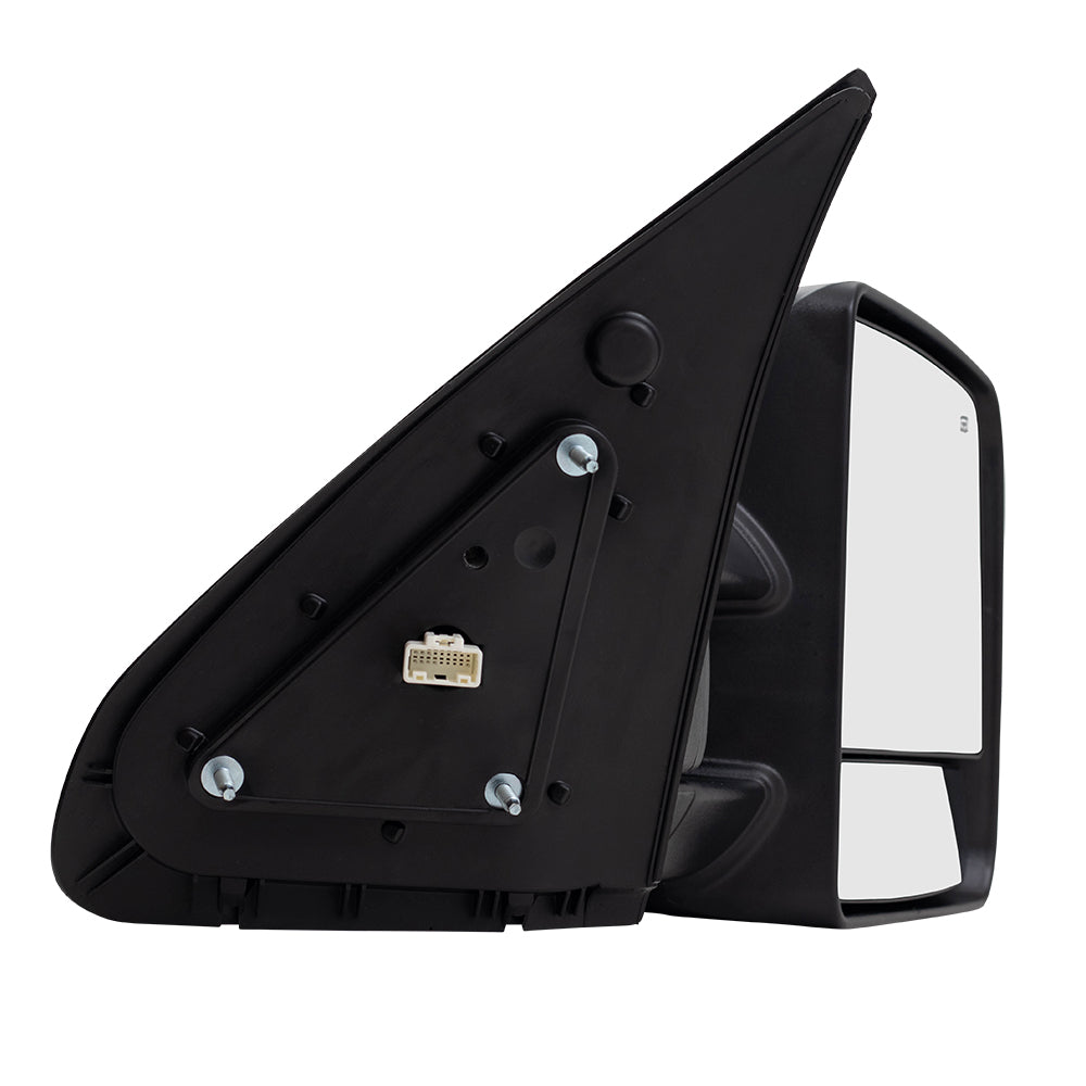 Brock Replacement Passengers Power Tow Side View Mirror Heated Signal Manual Telescopic Compatible with 2007-2018 Tundra 879100C221