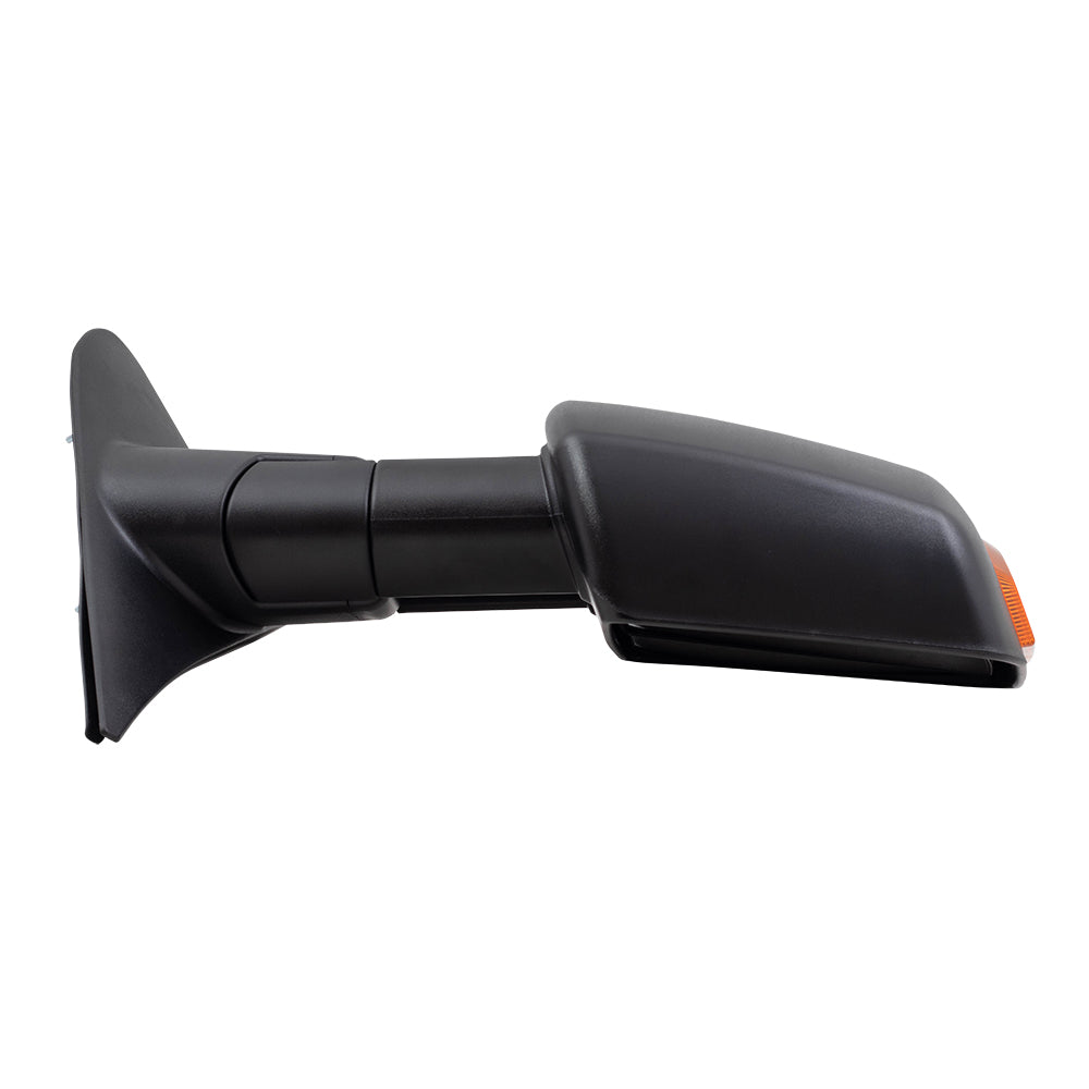 Brock Replacement Passengers Power Tow Side View Mirror Heated Signal Manual Telescopic Compatible with 2007-2018 Tundra 879100C221