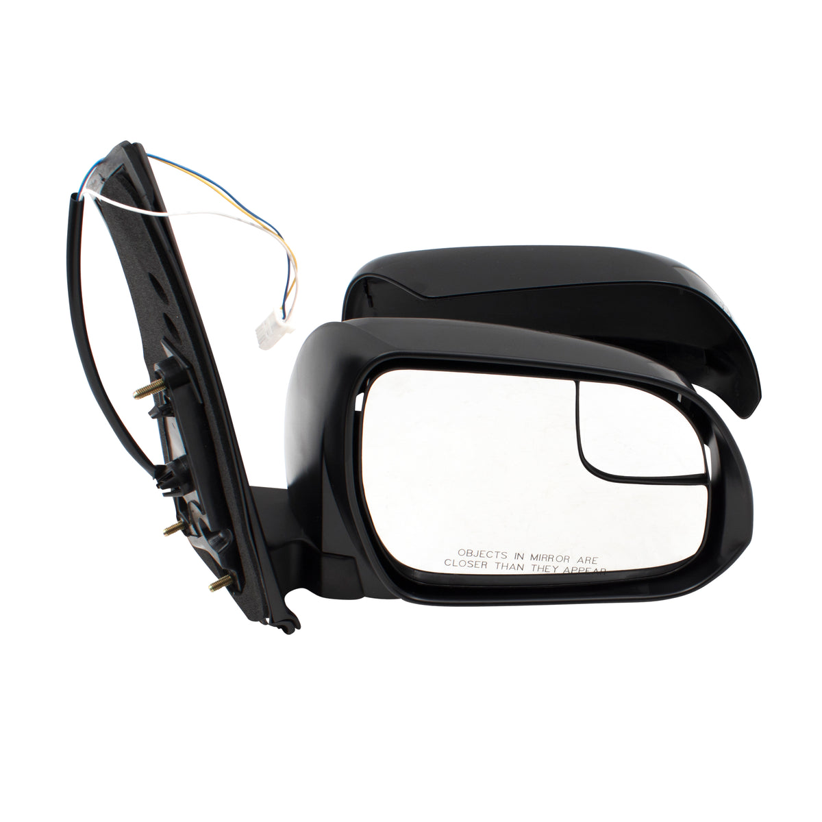 Brock Replacement Passengers Power Side View Mirror Spotter Glass Right Compatible with 2015-2018 Sienna Van 8791008140 TO1321338