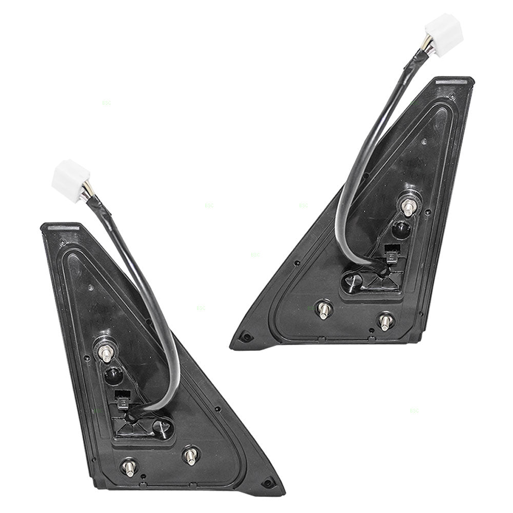Brock Replacement Driver and Passenger Power Side View Mirrors Heated Signal Puddle Lamp Compatible with 2010-2013 4Runner SUV 87940-35A31 87910-35A61