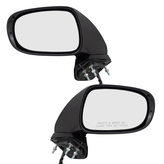 Brock Replacement Pair Power Folding Mirrors Heated Compatible with LS460 LS600h