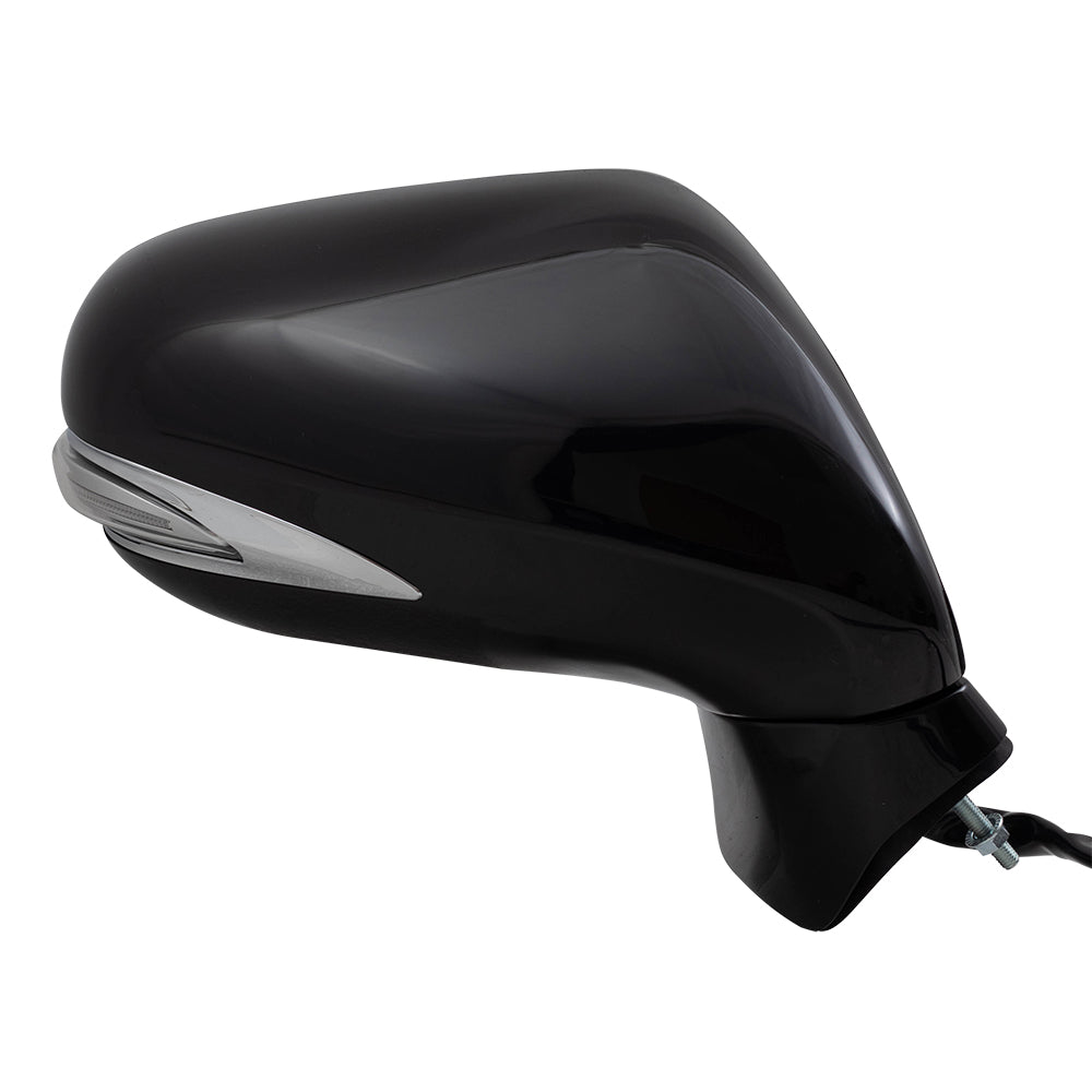 Brock Replacement Passenger Power Folding Mirror Heated Signal Compatible with LS460 LS600h