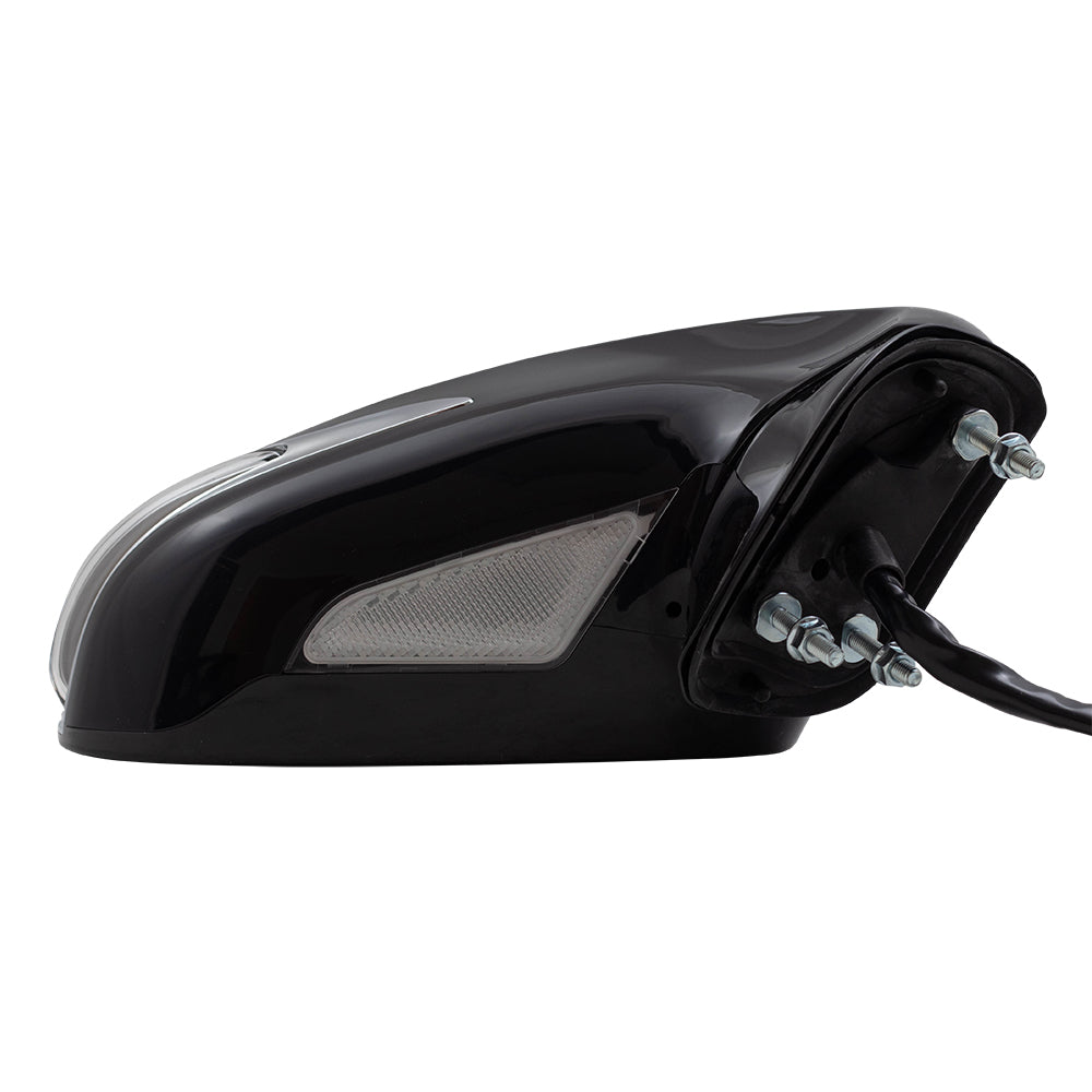 Brock Replacement Passenger Power Folding Mirror Heated Signal Compatible with LS460 LS600h
