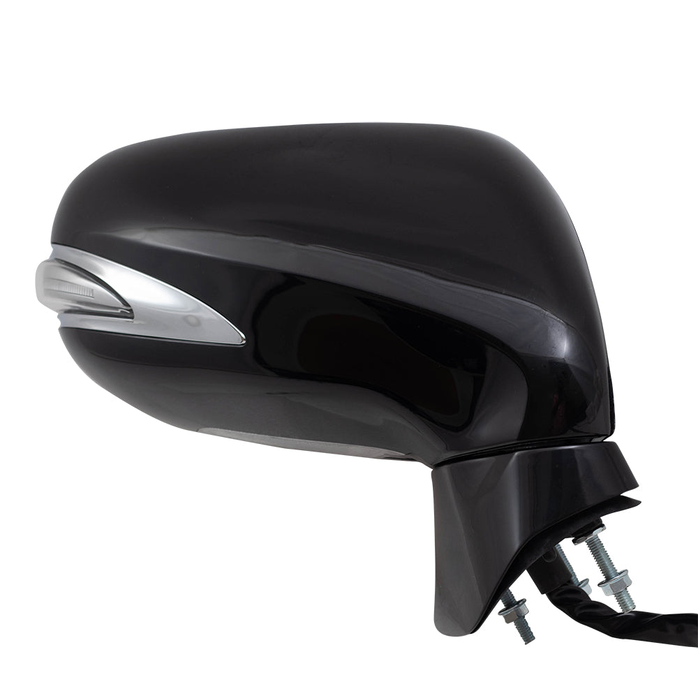 Brock Replacement Passenger Power Folding Mirror Heated Signal Compatible with LS460 LS600h