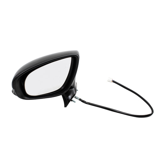 Brock Replacement Drivers Power Side View Mirror Heated Signal Memory Puddle Lamp Left Compatible with 13-18 ES350 ES300h 8794033A81C0
