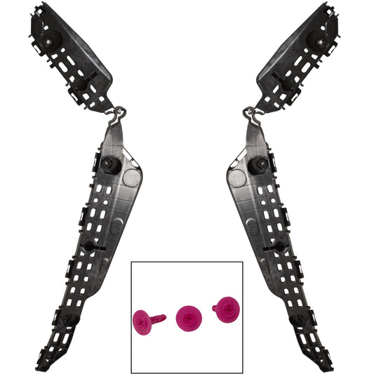 Bumper Cover Support Bracket Set Rear Outer Driver Side Left Passenger Side Right for 2020-2025 Toyota Highlander 2020-2025 Toyota Highlander Hybrid