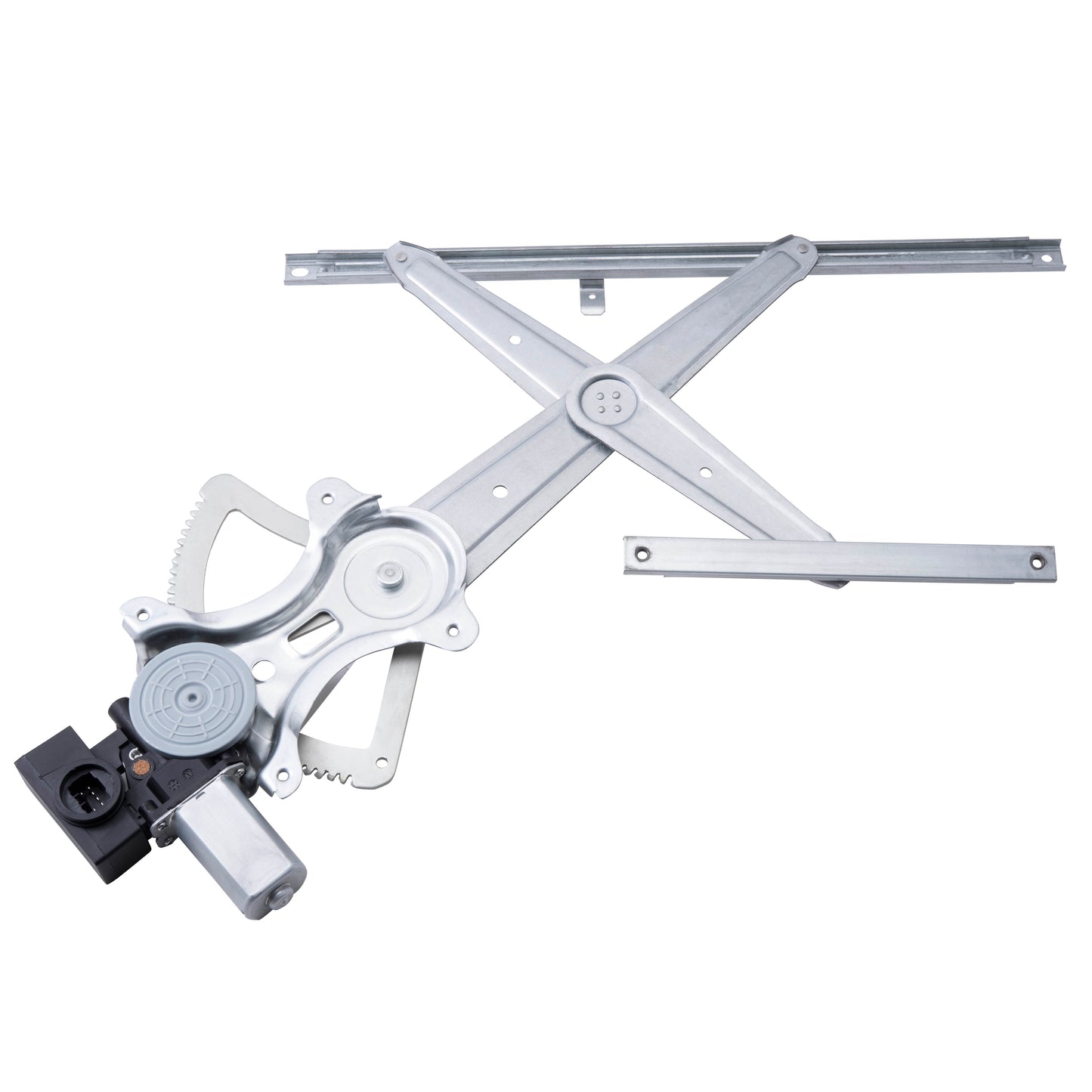 Brock Replacement Driver and Passenger Front Power Window Lift Regulators with Motors Assemblies Compatible with 01-05 SUV 69802-42050 69801-42050