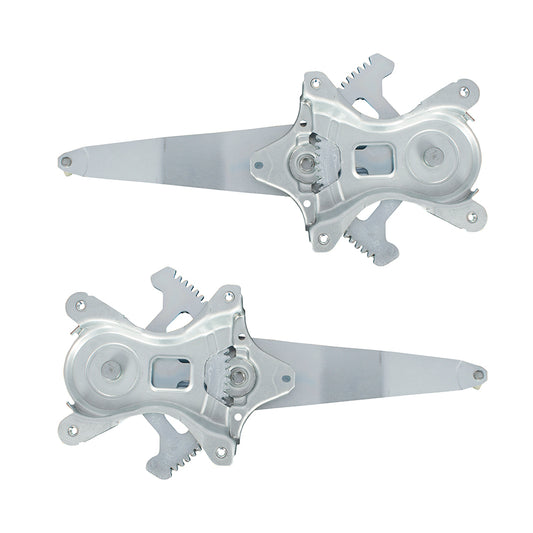 Brock Replacement Set Rear Power Window Regulators Compatible with 2001-2007 Highlander 2006-2007 Highlander Hybrid