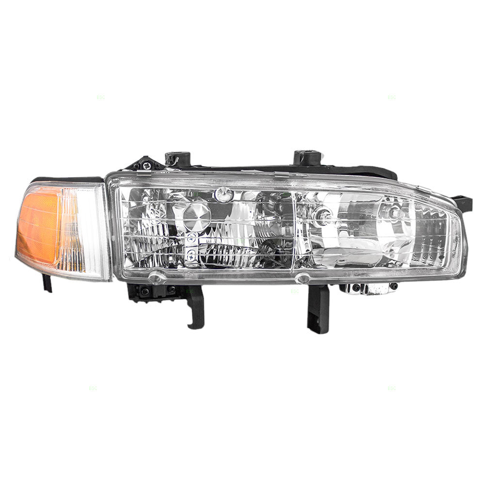 Fits Honda Accord 92 93 Passengers Combination Headlight Assembly 33100SM4A04
