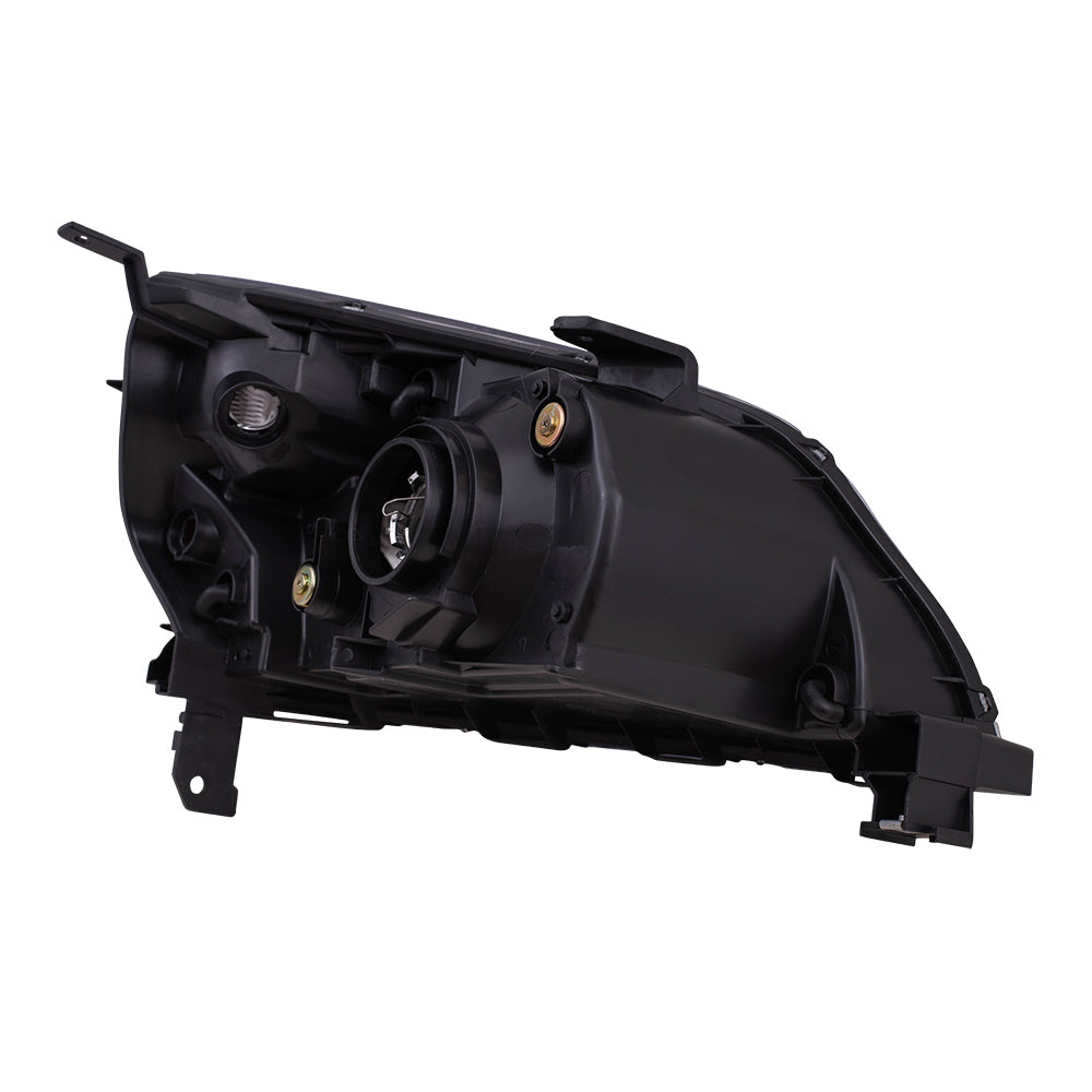 Brock Replacement Drivers Headlight Headlamp Compatible with 03-05 Pilot SUV 33151-S9V-A01