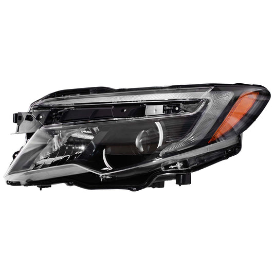 CAPA Certified Halogen Combination Headlight Assembly Without Daytime Running Lights Driver Side Left For 2016-2018 Honda Pilot LX 2017-2020 Honda Ridgeline
