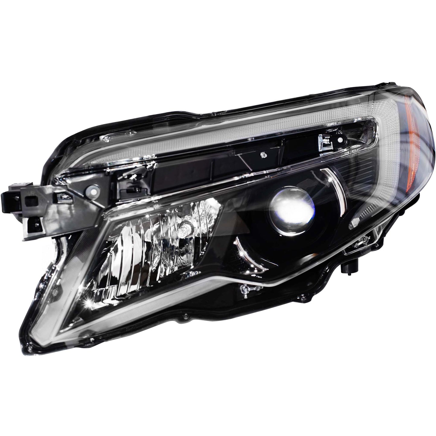 CAPA Certified Halogen Combination Headlight Assembly Without Daytime Running Lights Driver Side Left For 2016-2018 Honda Pilot LX 2017-2020 Honda Ridgeline