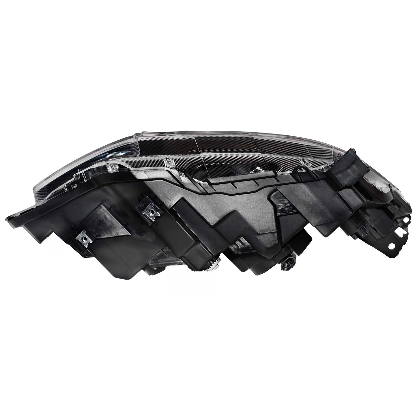 CAPA Certified Halogen Combination Headlight Assembly With Black Bezel Driver Side Left For 2019-2021 Honda Civic