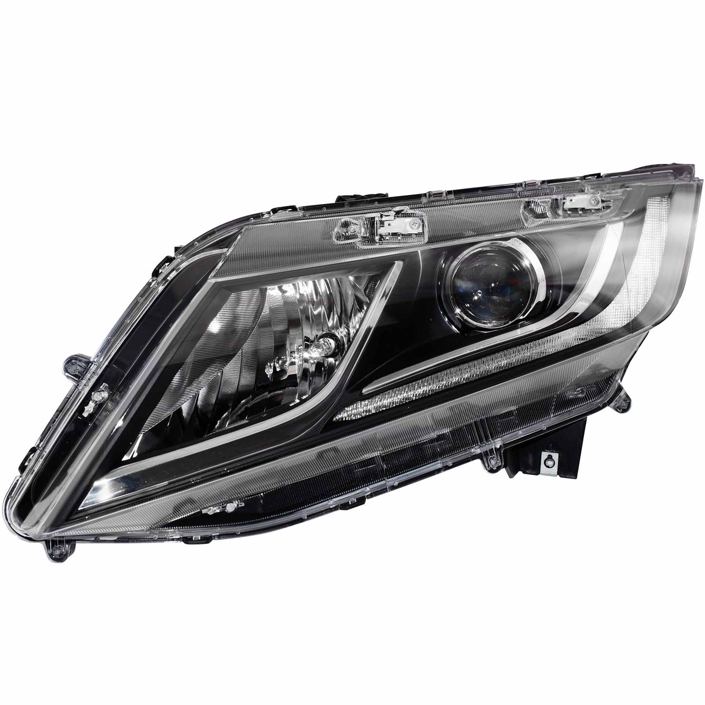 CAPA Certified Halogen Combination Headlight Assembly With LED Daytime Running Lights Driver Side Left For 2018-2020 Honda Odyssey