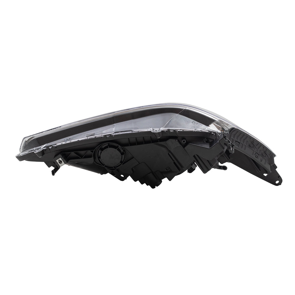 Brock Replacement Driver Halogen Headlight Compatible with 16-17 Accord Sedan