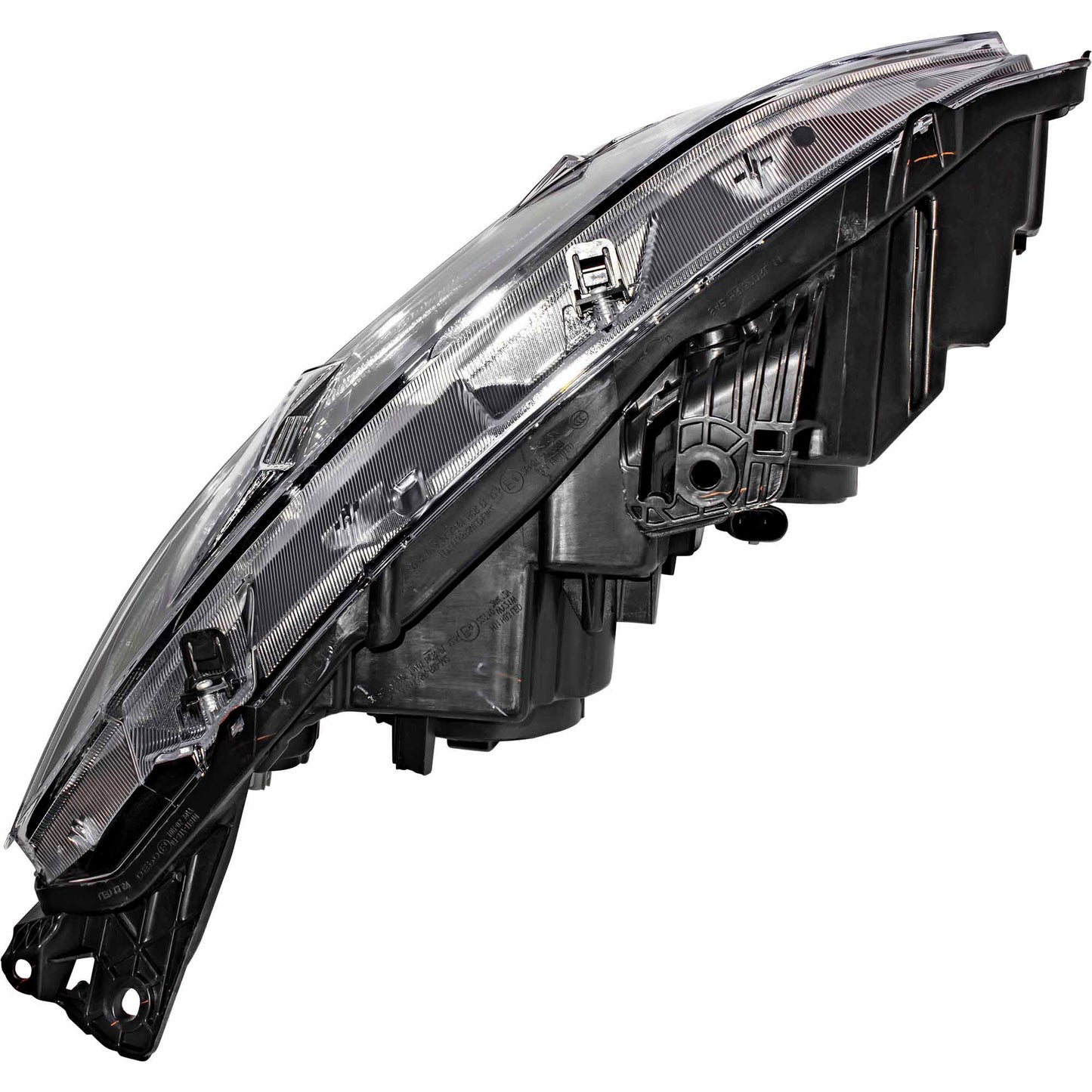 CAPA Certified Halogen Combination Headlight Assembly With Chrome Bezel Driver Left For 2016-2020 Honda Civic Sedan 2016-2019 Honda Civic Coupe 2017-2018 Honda Civic Hatchback