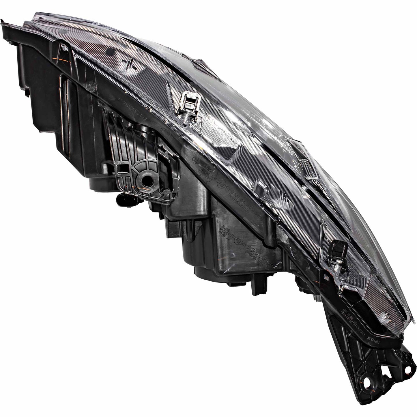 CAPA Certified Halogen Combination Headlight Assembly With Chrome Bezel Passenger Right For 2016-2020 Honda Civic Sedan 2016-2019 Honda Civic Coupe 2017-2018 Honda Civic Hatchback